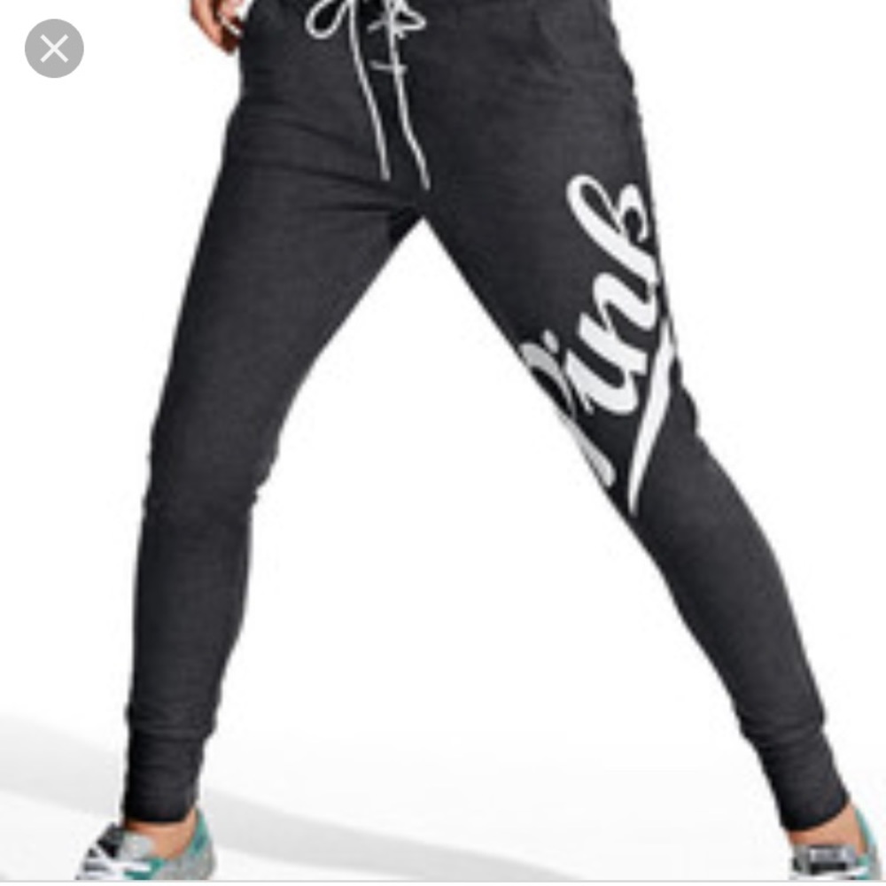 Vs pink skinny joggers